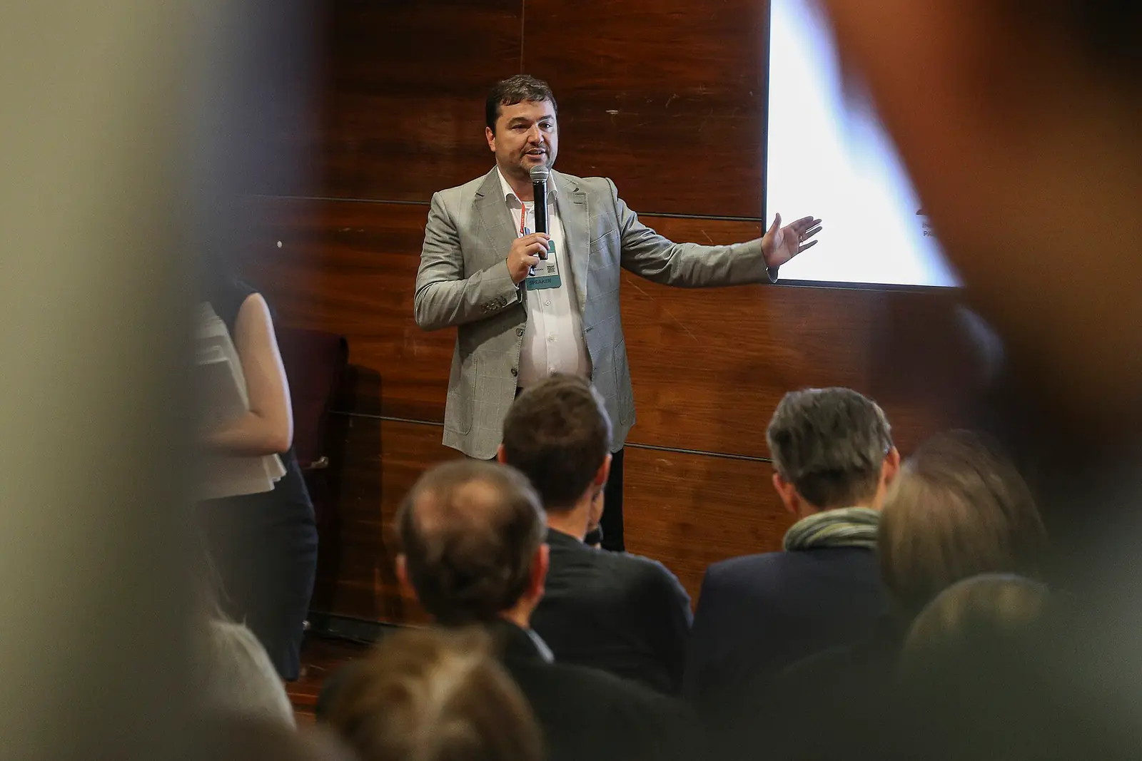 Attendees at a workshop session at Web Summit in Lisbon in 2017