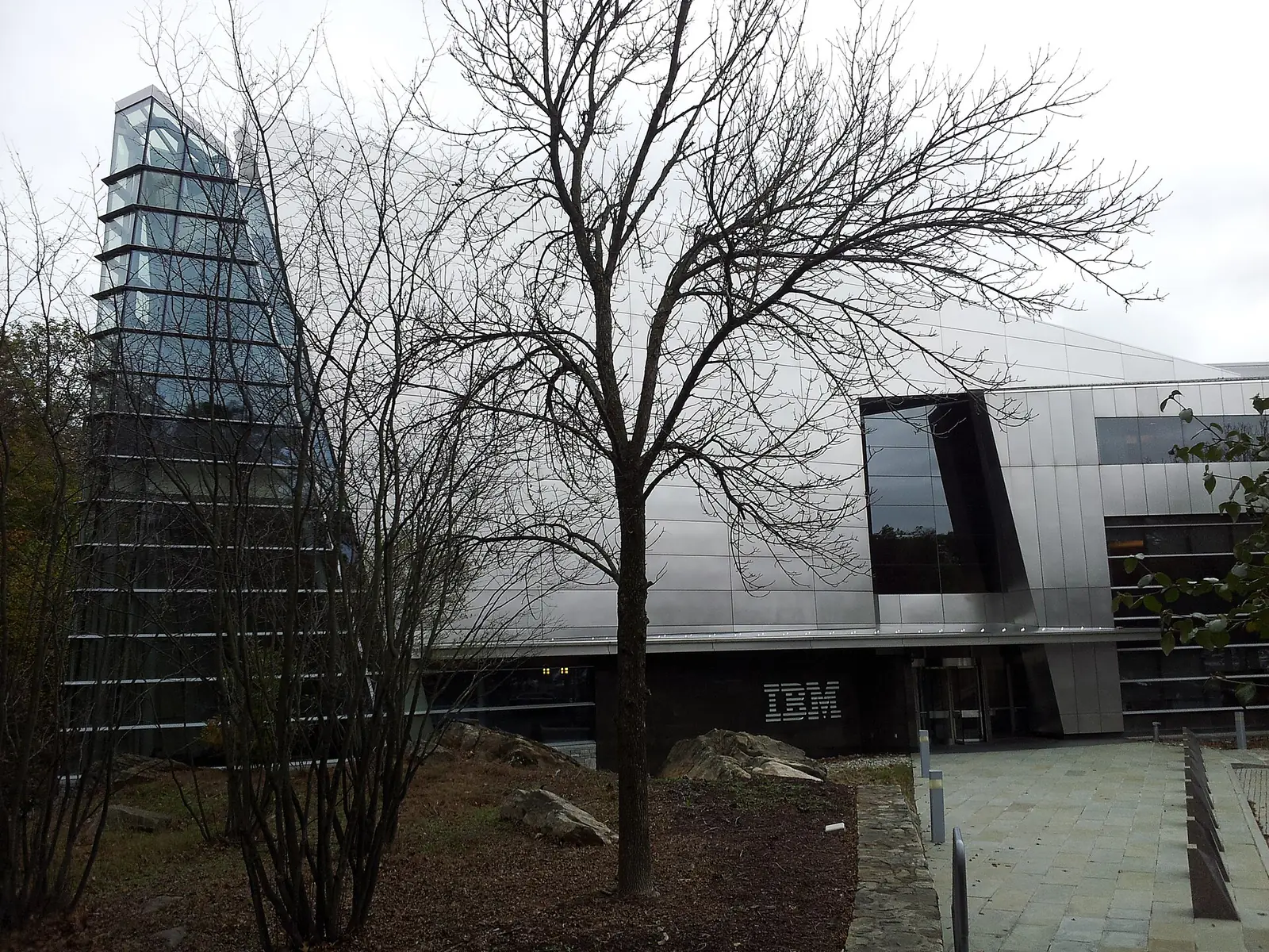 IBM's corporate headquarters building in Armonk, New York
